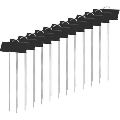 Etichette per piante da vivaio, 12 etichette da giardino in metallo resistenti, etichette per orto antiruggine, segnapiante (1/4)