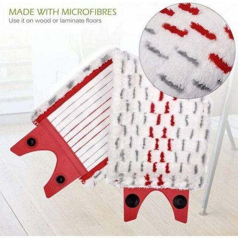 Lot de 6 serpillières de rechange en microfibre pour serpillère Vileda Ultramax Étiquette (1/5)
