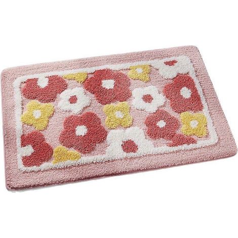 Tapis de bain lavable en microfibre Glide avec envers en TPR, 40 x 60 cm (1/5)