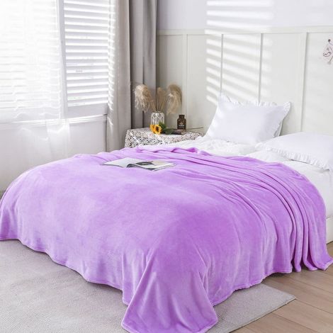 Couverture En Polaire - 50 x 70 cm - Pour Canapé Lit Ou Décoration Intérieure - Flanelle Microfibre - 1 Pièce