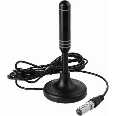 Antenne TV numérique HD étanche avec câble coaxial de 3 mètres pour récepteur HDTV, réception Freeview, fixation intérieure/extérieure (1/5)
