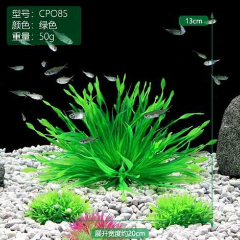 Plantes sous-marines artificielles pour Aquarium,décoration d'algues,vert,violet,décorations de visualisation pour maison-S-GN