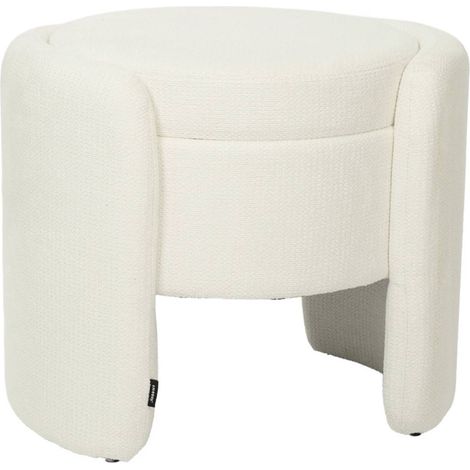 sweeek - Moderner Hocker mit Stoffbezug und Stauraum (1/5)
