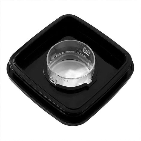 Quadratischer Mixerdeckel und Mittelkappe für Mixerbehälter, Ersatzteil, Zubehör, kompatibler Mixer, Deckel mit Kappe, für Mixerschüssel, 2-teiliges Set. (1/5)