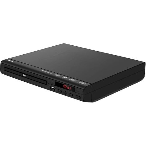 Lecteur DVD 2025 pour TV, lecteur de disques DVD et CD multizones, sortie AV PAL/NTSC intégrée, entrée USB, Rem