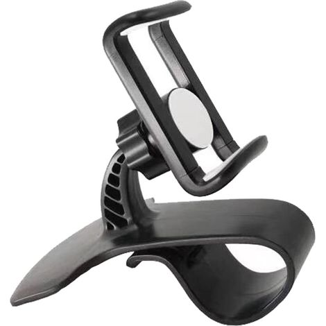 Car Phone Holder with 360 Degree Rotating Clip Universal Car Dashboard Phone Holder Anti-Slip Phone Mount for iPhone, Samsung, Smartphones (1/5)