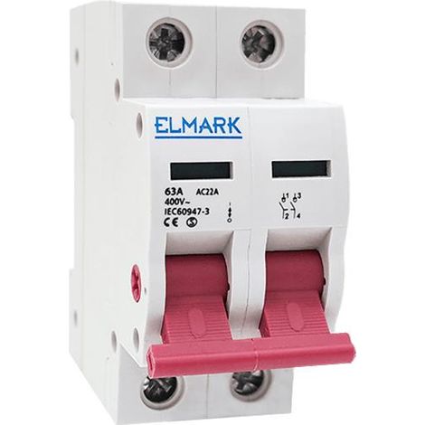 INTERRUTTORE SEZIONATORE 2X100A 2 MODULI