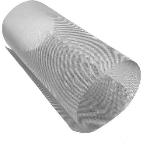 Treillis Métallique Tissé - Acier Inoxydable 304 - Maille 20 - 30 x 60 cm - Pour Filtration, Protection et Construction - 1 Rouleau (1/5)