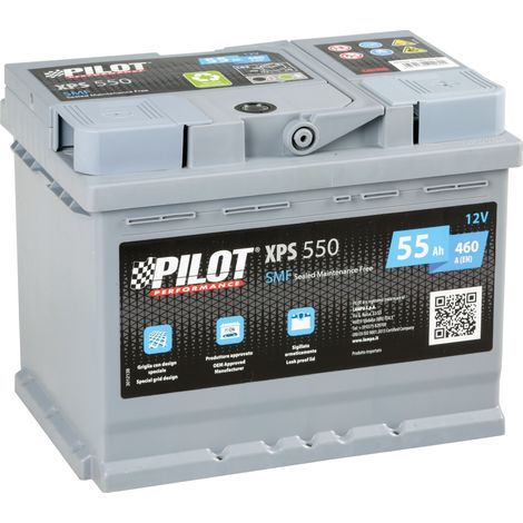 Batteria 12V - Pilot SMF - 55 Ah - 460 A - L2 (1/2)
