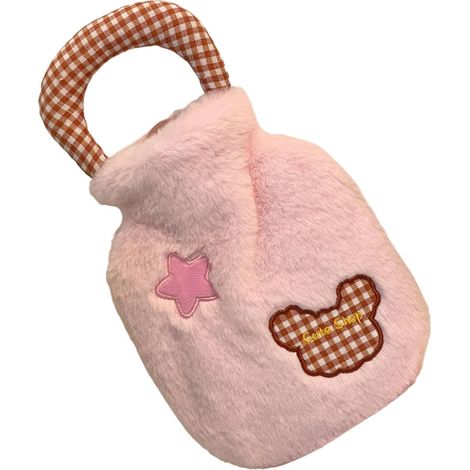 Bouillotte portable pour les mains et les pieds, coussin en polaire douce, facile à transporter, sac chauffant portable (1/5)
