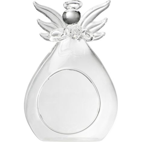 Portavelas decorativo de cristal – 11,5 x 7,5 cm – Elegante para fiestas y bodas (1/5)