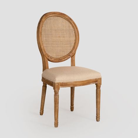 Sedia da pranzo in rete e imbottita Sunna SKLUM            