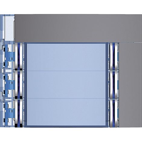 Façade Sfera New pour module électronique audio 6 appels sur 2 rangées Allstreet (352163) (1/2)