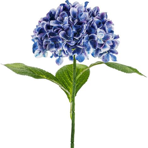Flor artificial - Hortensia Premium, 69 cm, azul marino (1/4)