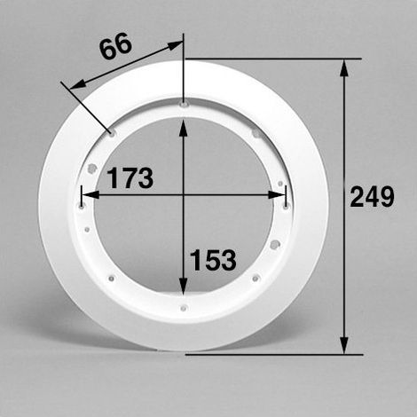 Bonde de piscine Certikib SPC271 – Matière ABS – Dimensions extérieures 249 mm – Entraxe des trous 67 mm – Compatible Fluidra Astral – Certikin