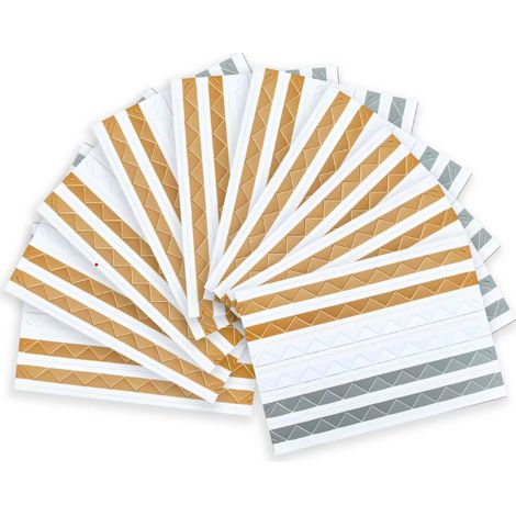 Fotoecken, 1020 Stück – gold-weiß-silber, selbstklebend (1/2)