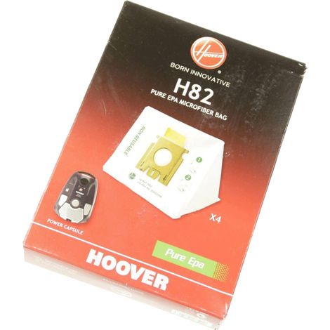 Ersatzteil - 4er-Set Mikrofaserbeutel H82 - - HOOVER