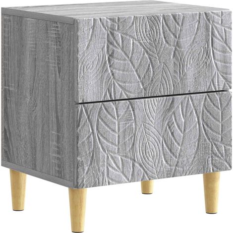 Nachttisch Grau Sonoma 43 x 34,5 x 48 cm Holzwerkstoff vidaXL