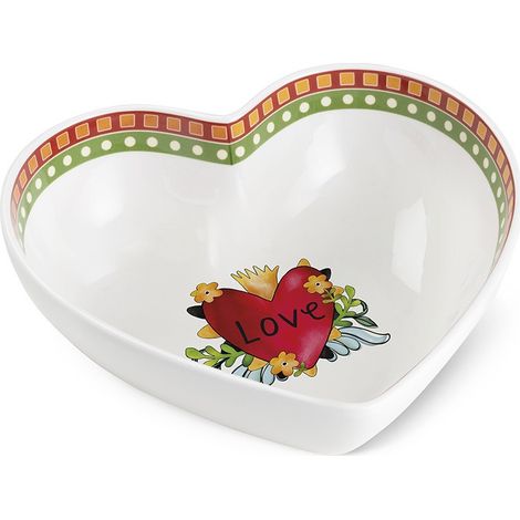 Egan Love centrotavola ceramica Rosso 23x6,5 cm