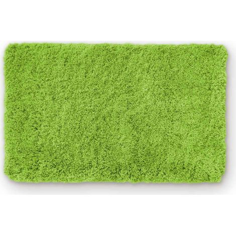 WOHNDIRECT Hochflor Badematten MALMÖ - 1 Stück 60x100 cm, Grün