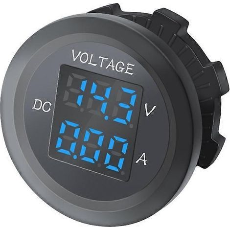 Voltmètre-ampèremètre numérique à LED pour testeur de tension. courant et ampèremètre CC 12-24 V. (1/5)