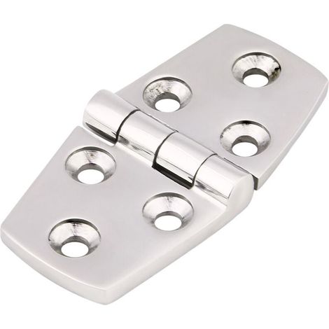 Stainless Steel Flush Door Hinge for Marine Boat Cabin Door 76 x 38mm MUMU