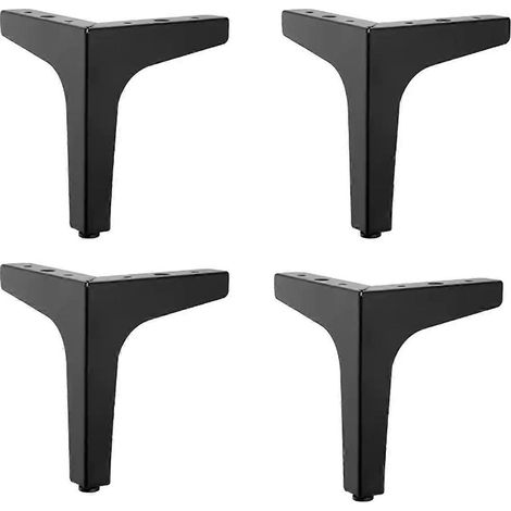 pieds de meubles en métal pour canapé, table, lit, chaise, bureau, commode (1/5)