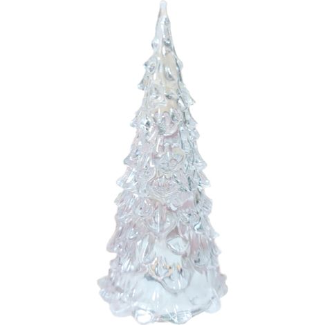 Arbol De Navidad Led Acrylic - Luz Nocturna Decorativa Para Mesa - 7 5 Cm 12 5 Cm O 16 5 Cm - 1 Unidad (1/5)