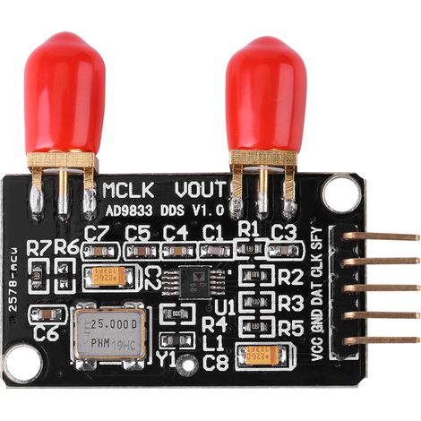 AD9833 DDS Signal Generator Module 0 MHz to 12.5 MHz Square/Triangle/Sine Wave