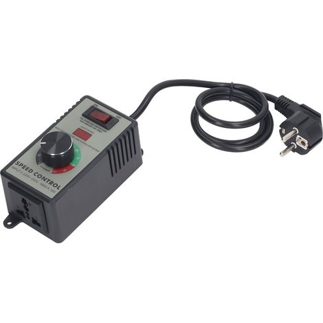 Contrôleur de Vitesse Moteur AC 4000W, Prise UE 10A pour Ventilateur, 220-240V (1/5)