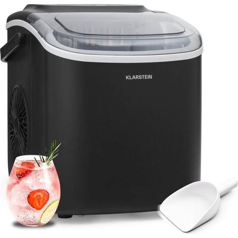 Klarstein Caldwell macchina per cubetti di ghiaccio Bulleteis 12kg/24h serbatoio acqua 1,3 l (1/5)