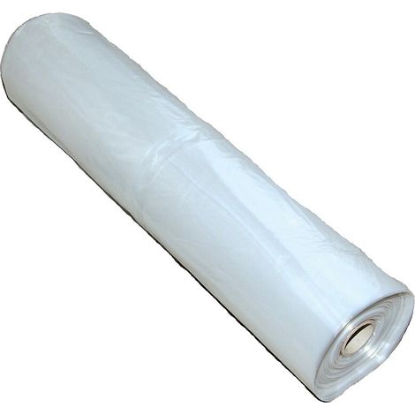 Bâche de protection polyéthylène, largeur 3 m, épaisseur 50 microns, longueur 25 m - SACHERIE DE PANTIN