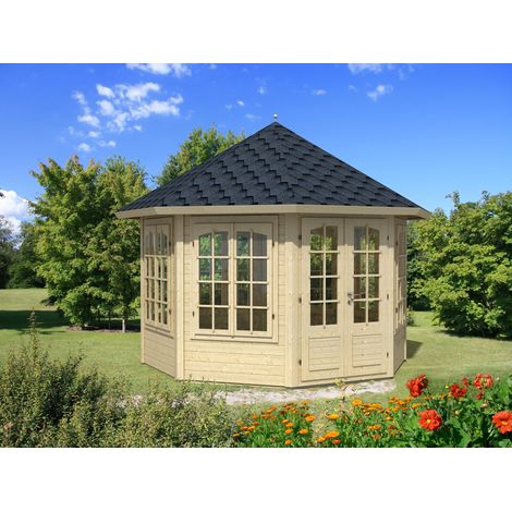 Abri de jardin en bois Veronica 7 9,2 m2 Naturel (1/4)