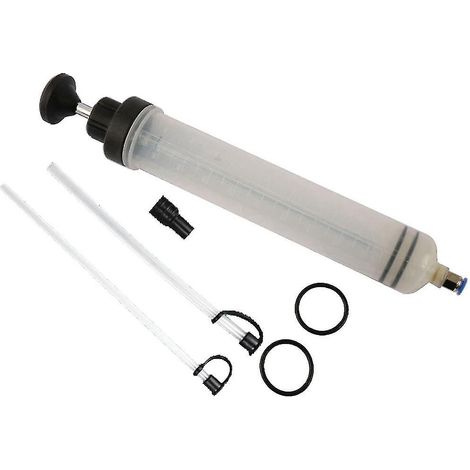 Pompe à siphon pour extracteur d'huile moteur, pompe à seringue pour liquide de frein, pompe à vide manuelle pour carburant. (1/5)