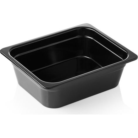 Bac GN 1/2 mélamine H 100 mm 6,5 ltr noir GN 65 BLACK - Was Germany (1/3)