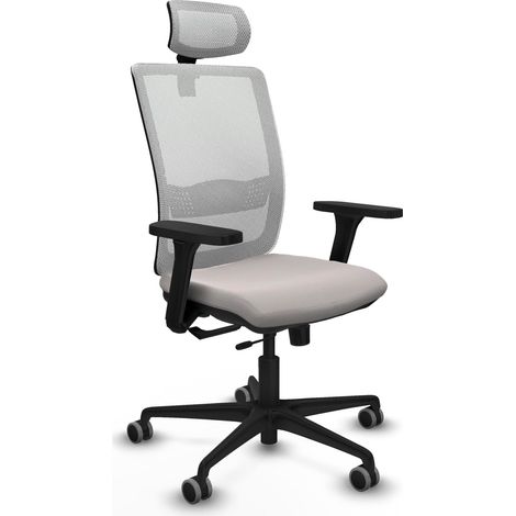 Sedia da ufficio piqueras y crespo Haches bianco ergonomica confortevole (1/2)