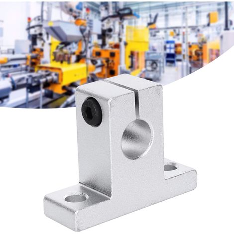 Support de fixation d'axe 4 pièces, accessoire pour rail en alliage d'aluminium, quincaillerie de fixation, outil industriel SK10 (1/5)