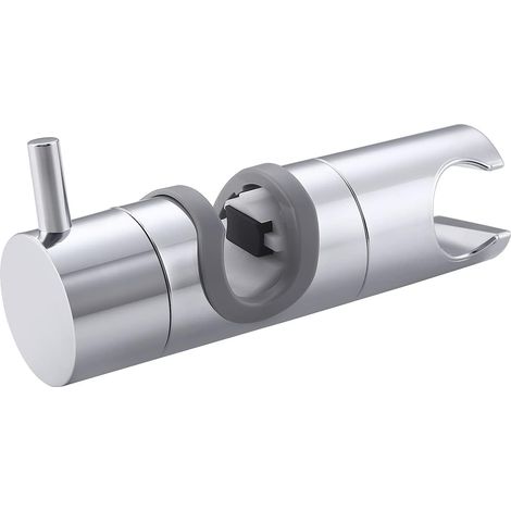 Support Pommeau Douche Réglable Universel Support Douchette Salle de Bain Porte Douchette 16-19mm Diamètre pour Douche Ferroviaire Chromée, PB10S19-CH (1/5)