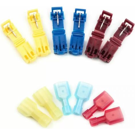 50 Connecteurs de dérivation, Cuivre, Acier inoxydable, Nylon PA66, Câbles automobiles (1/5)