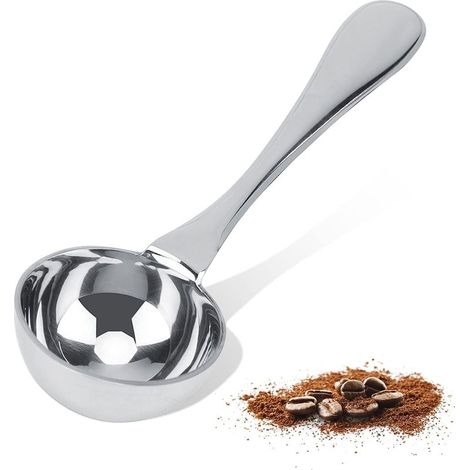 Cuillère doseuse à café, Cuillère à café en INOX, cuillere doseuse 25ml, Cuillère à long manche, cuillere doseuse cafe moulu, mesure à café cuillère doseuse pour café moulu cuillers de mesure, 25ml (1/5)