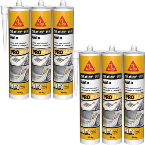 Set von 6 SIKA Sikaflex 149 Auto-Klebe-Dichtstoffen - Weiß - 300 ml