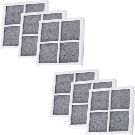 Lot de 6 filtres à air de rechange pour réfrigérateur LG Pure n Freshpour (1/5)