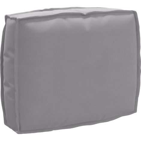 Pallet Cushion for Backrest Grey 50 x 40 x 12 cm Oxford fabric vidaXL (1/5)