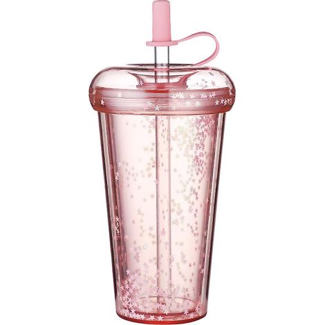 Mug de voyage double paroi étanche avec paille et couvercle, 560 ml, gris (1/5)
