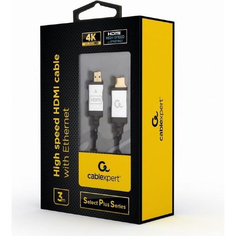 Gembird CCB-HDMIL-3M cable HDMI HDMI tipo A (Estándar) Gris (1/3)