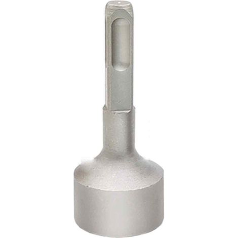 1 Embout de pilotage, Acier forgé, Compatible SDS Plus, Surface courbe, Pour piquets de terre (1/5)