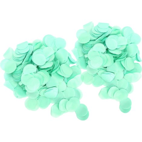 2Bag Round Paper Confetti 2.5cm Birthday Party Festival Wedding Decoration SuppliesGreen (1/5)