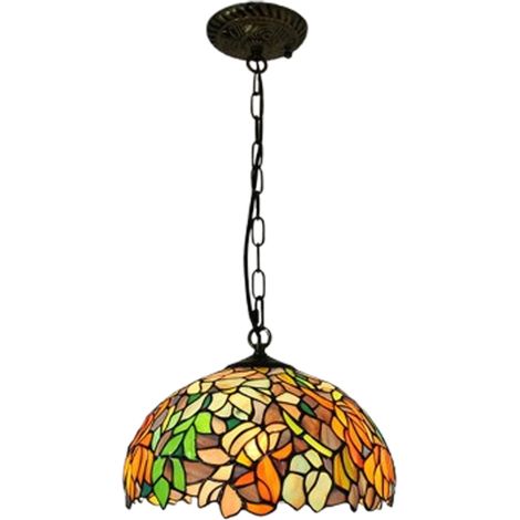 LEDANDER Plafonnier de 30 cm, lustre rétro 9 W, lumière chaude, culot E27 (220 V), éclairage d'entrée,pour l'éclairage de foyer de salle à manger de cuisine (1/5)