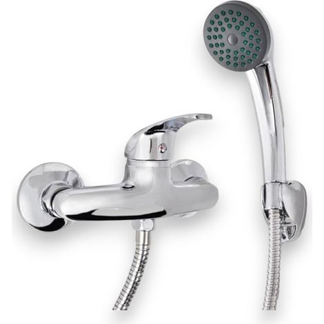 Doccetta miscelatore monocomando in ottone cromato (1/4)