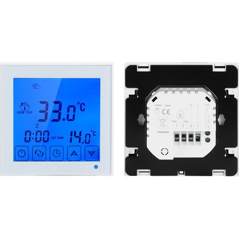 Thermostat de Chauffage au Sol Électrique Domestique - Régulateur de Température 200-240V (1/5)